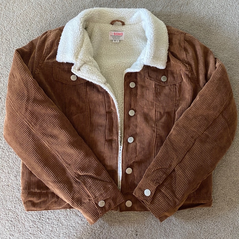 Cropped Corduroy Jacket